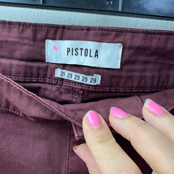 Pistola calgo pant red wine size 29 NWT - Picture 11 of 13